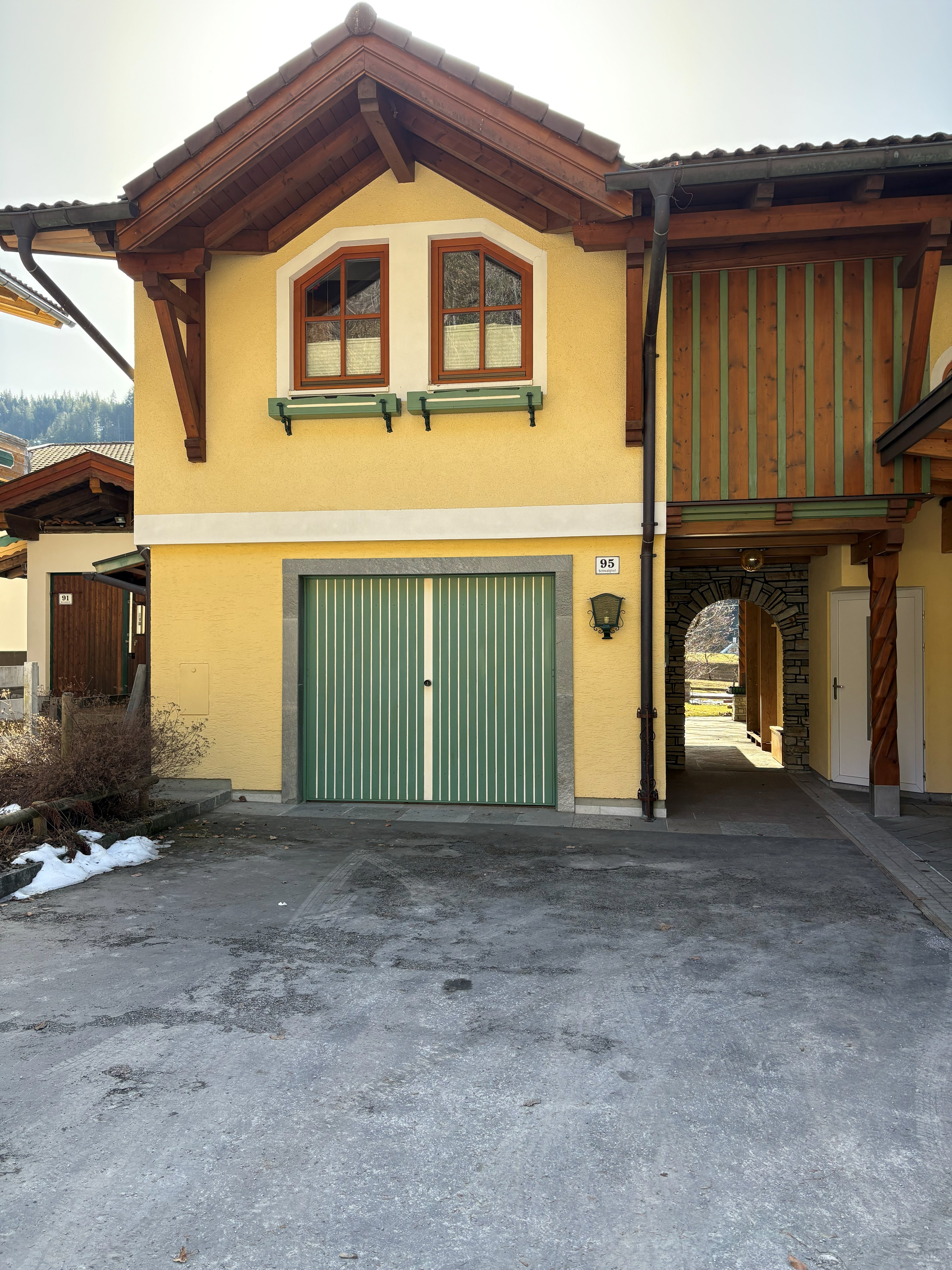 Haus im Winter